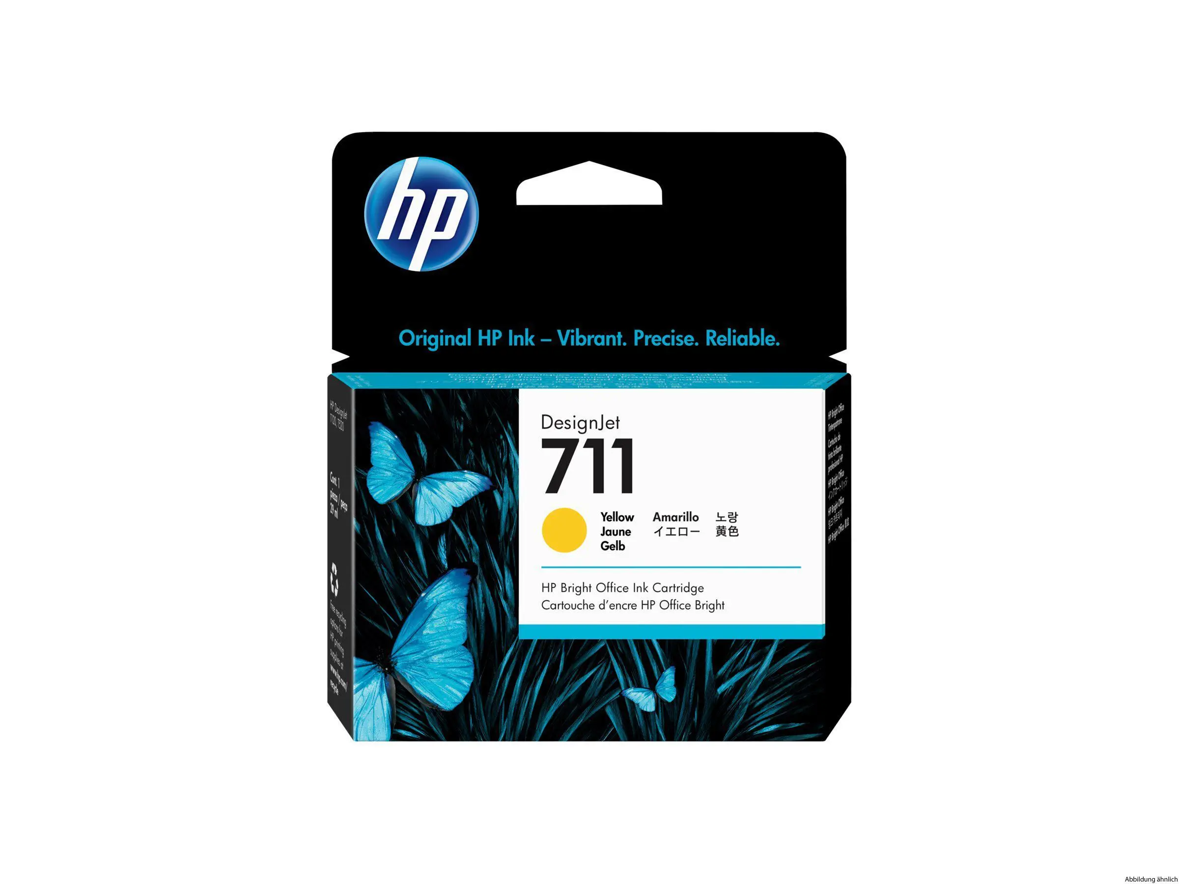 HP 711 Tinte gelb 29 ml DJ T120 520 HP 711 Tinte gelb 29 ml DJ T120 520