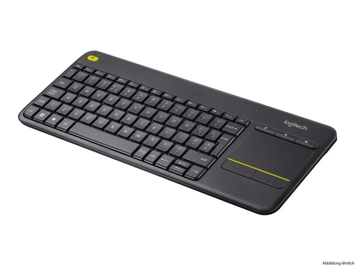 Logitech K400 Plus Wireless Touch Keyboard schwarz