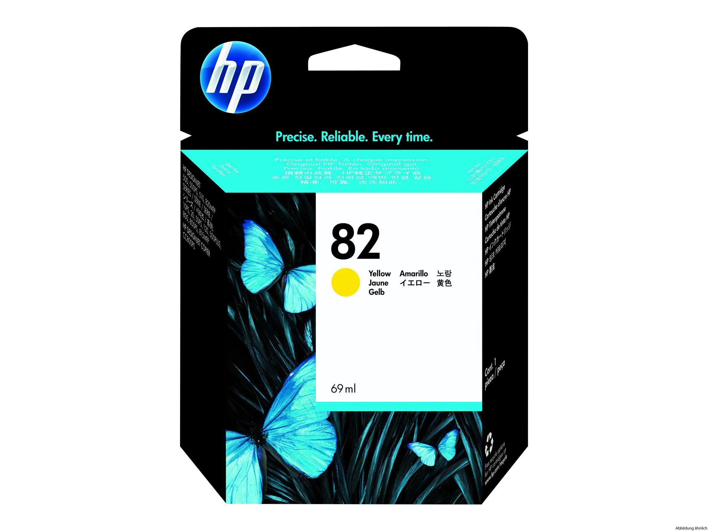 HP Tintenpatrone Nr. 82 69ml Yellow HP Tintenpatrone Nr. 82 69ml Yellow