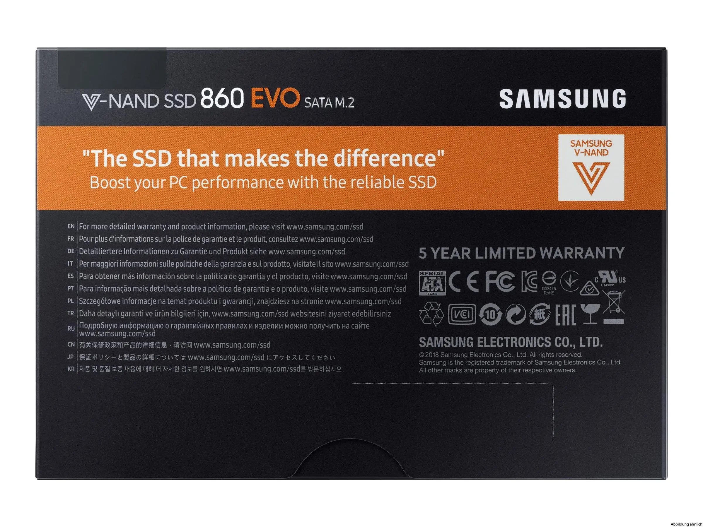 Samsung SSD 860 EVO Series 500GB 6G SATA M.2 Samsung SSD 860 EVO Series 500GB 6G SATA M.2