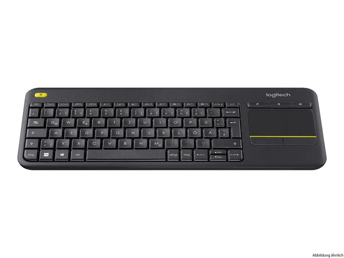 Logitech K400 Plus Wireless Touch Keyboard schwarz