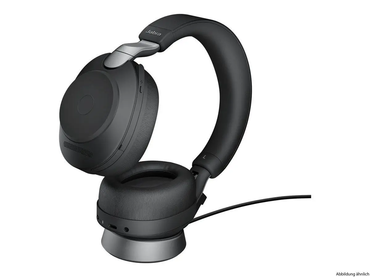 Jabra Evolve2 85 UC BT (Stereo) + Ladestation (USB-A) + Link 380a Adapter (USB-A)