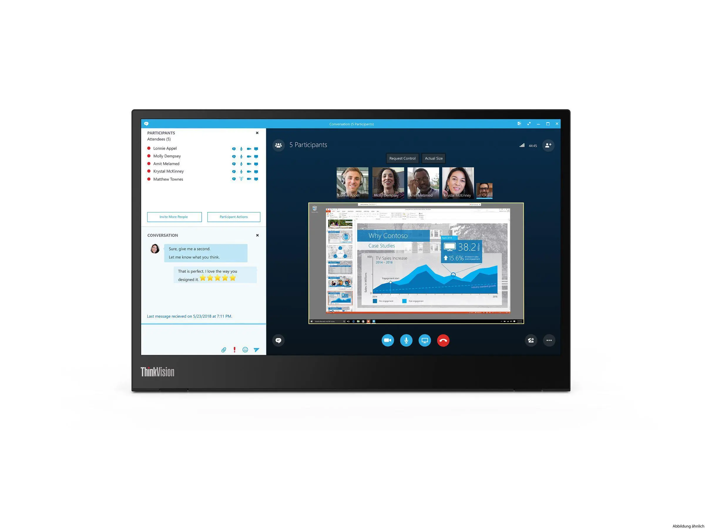 Lenovo ThinkVision M14 USB-C Mobile Monitor 14"
