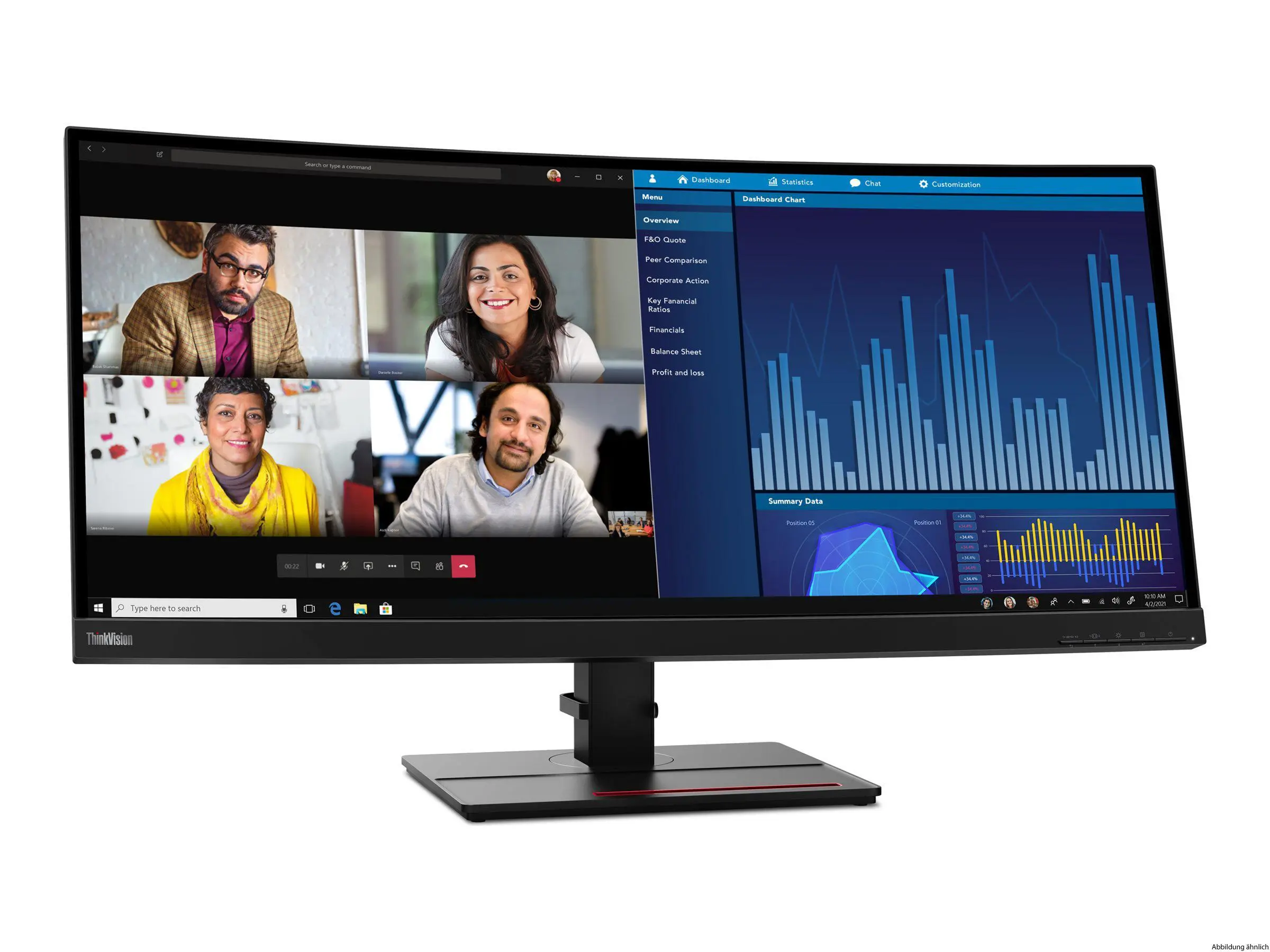 Lenovo ThinkVision P34w-20 34" LED IPS TFT Lenovo ThinkVision P34w-20 34" LED IPS TFT