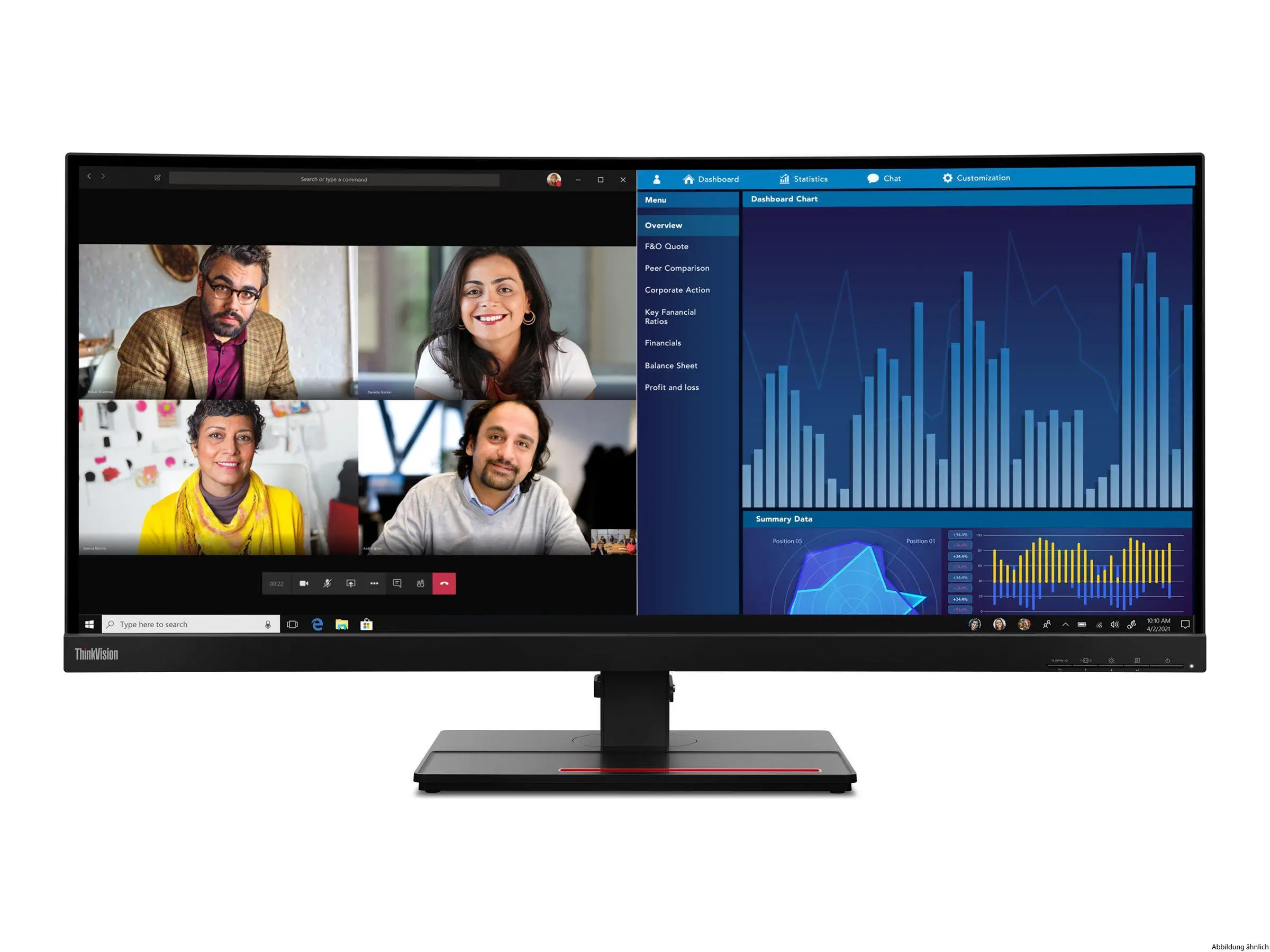 Lenovo ThinkVision P34w-20 34" LED IPS TFT Lenovo ThinkVision P34w-20 34" LED IPS TFT