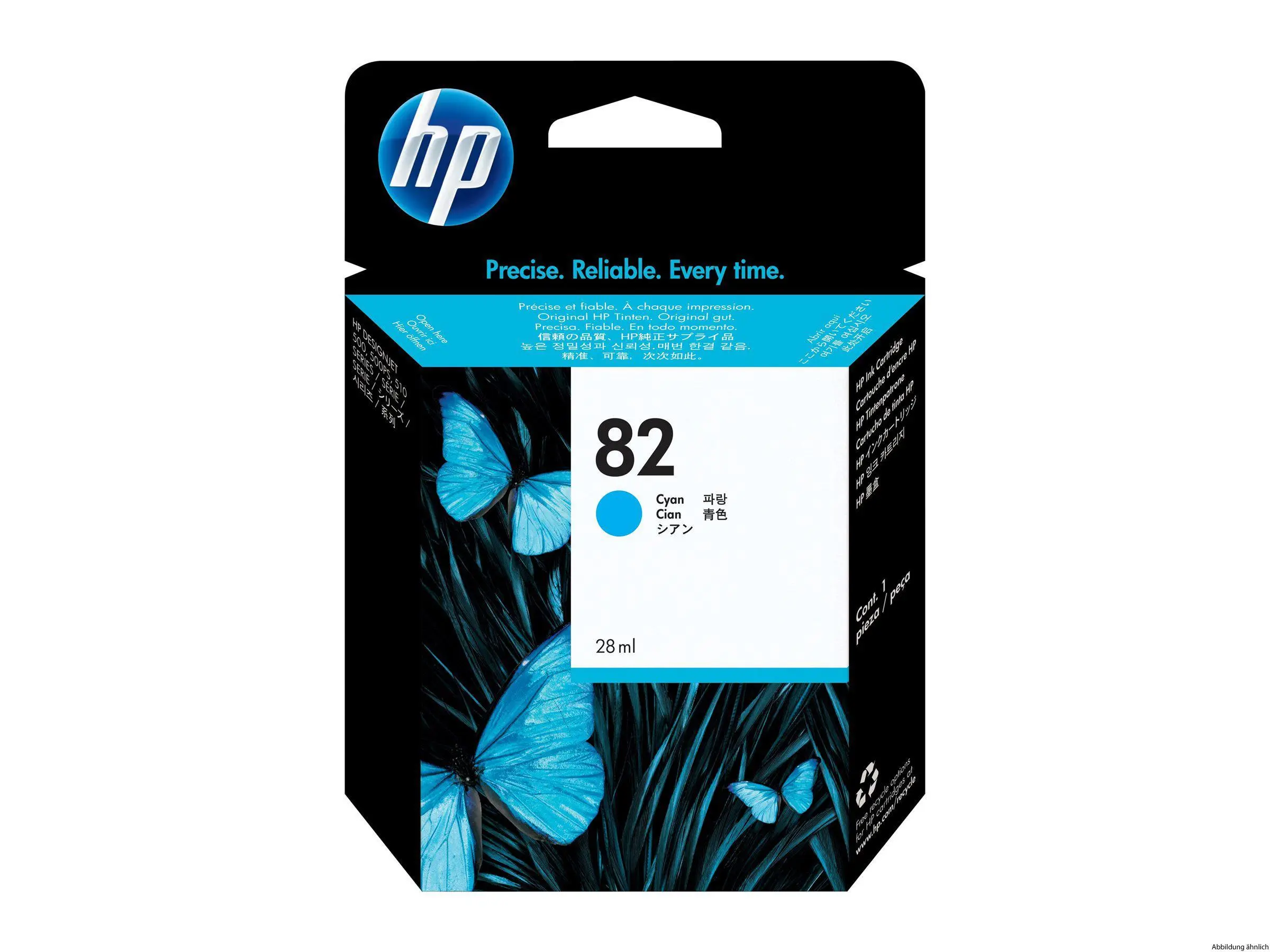HP Tintenpatrone Nr. 82 69ml Cyan HP Tintenpatrone Nr. 82 69ml Cyan