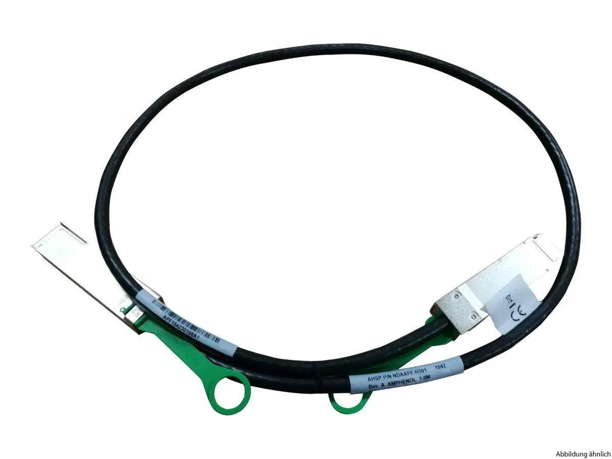 HPE X240 100G QSFP28 to QSFP28 1m DAC HPE X240 100G QSFP28 to QSFP28 1m DAC