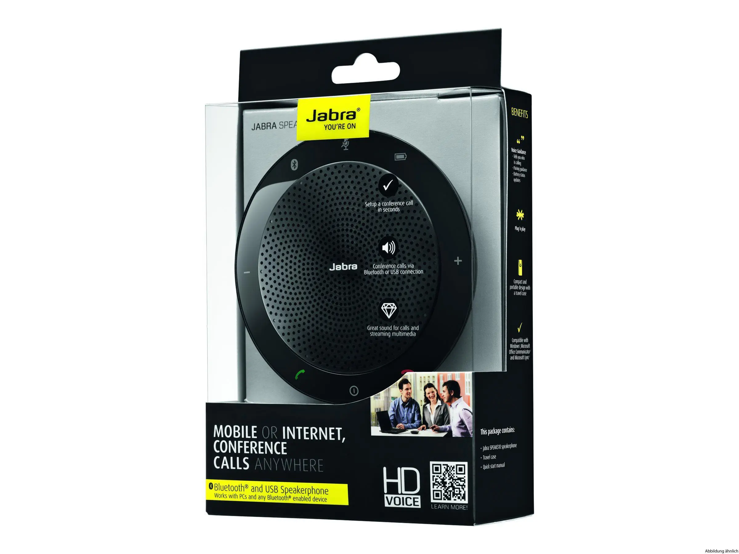 Jabra Speak 510+ MS BT USB + Link 370 Konferenzlösung Jabra Speak 510+ MS BT USB + Link 370 Konferenzlösung