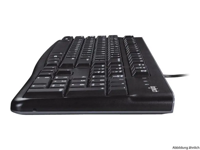 Logitech MK120 Corded Desktop Tastatur & Maus Black USB (DE)