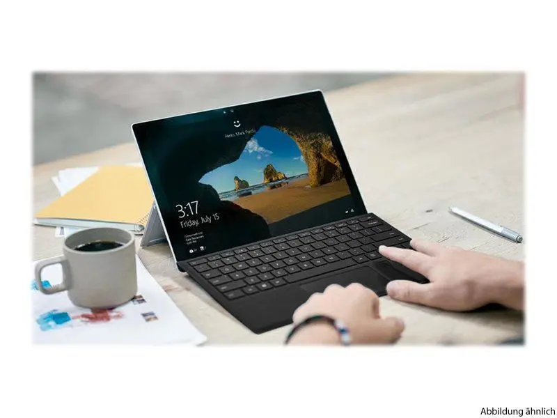 MS Surface Pro Signature Type Cover w/FPR Schwarz AT/DE