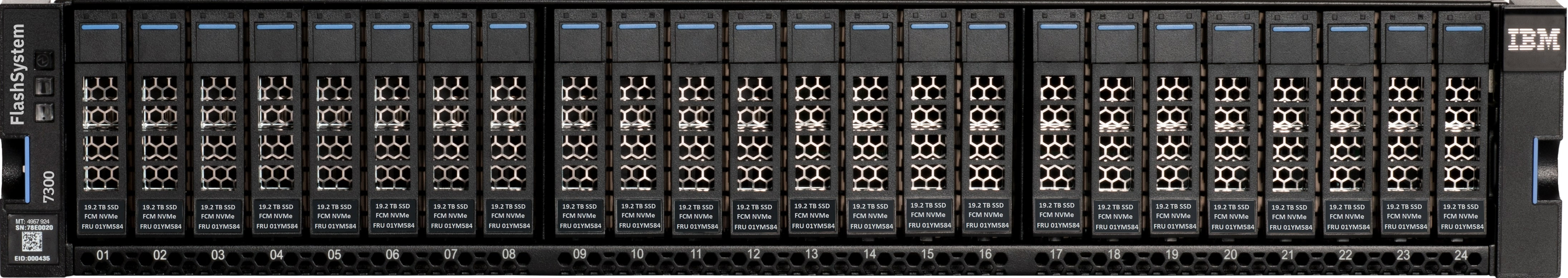 IBM FlashSystem 7300 NVMe Control Enclosure 13x 19.2 TB 5Yr | 4657