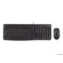 Logitech MK120 Corded Desktop Tastatur & Maus Black USB (DE)