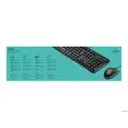 Logitech MK120 Corded Desktop Tastatur & Maus Black USB (DE)