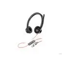 HP Poly Blackwire 3320 Stereo USB-C Headset +USB-C/A Adapter