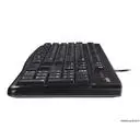 Logitech MK120 Corded Desktop Tastatur & Maus Black USB (DE)